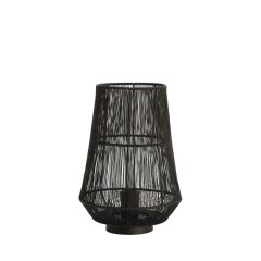 TABLE LAMP WIRE JAR BLACK     - TABLE LAMPS